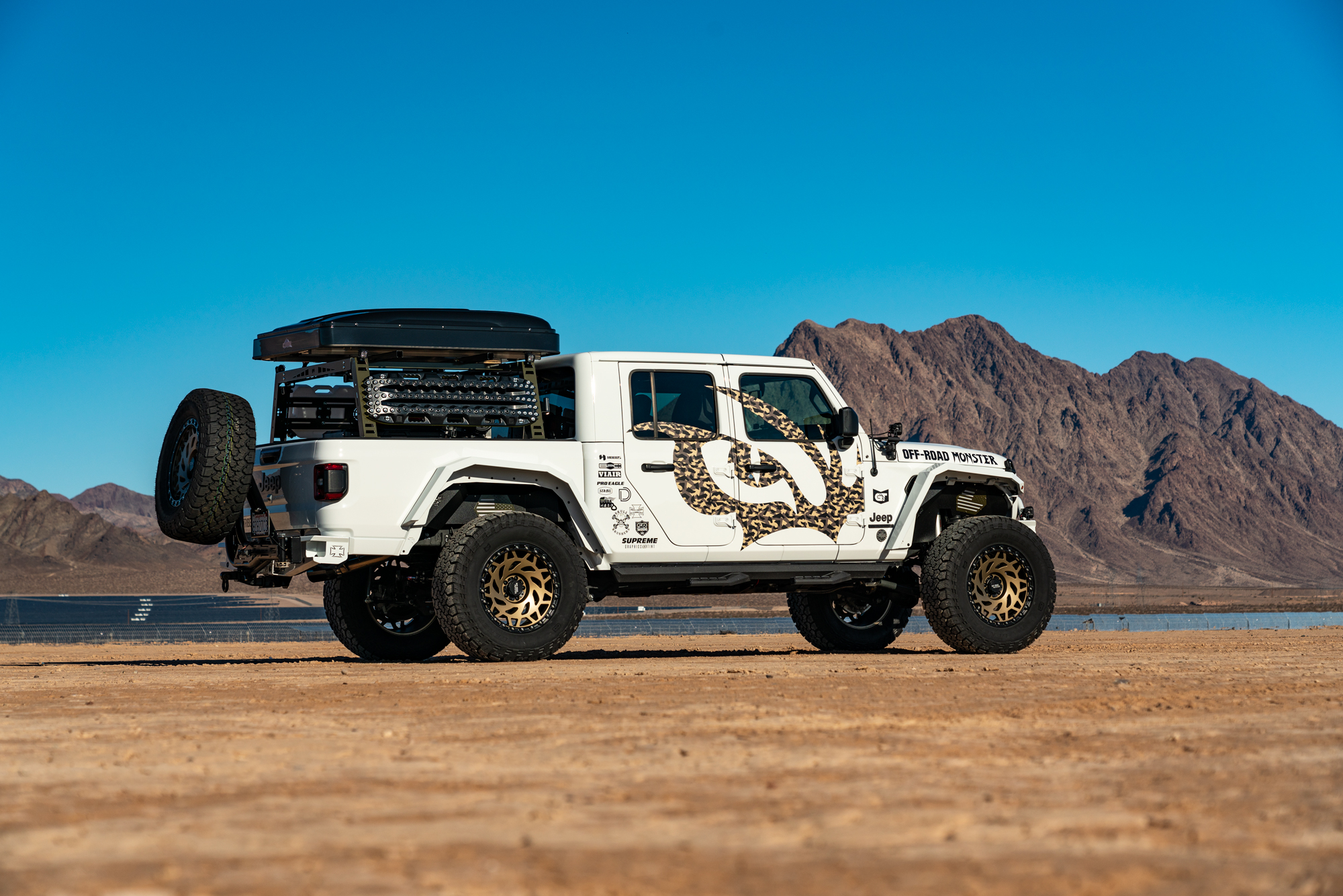 Off-Road Monster M50 Wheels on a SEMA build 2021 Jeep Gladiator