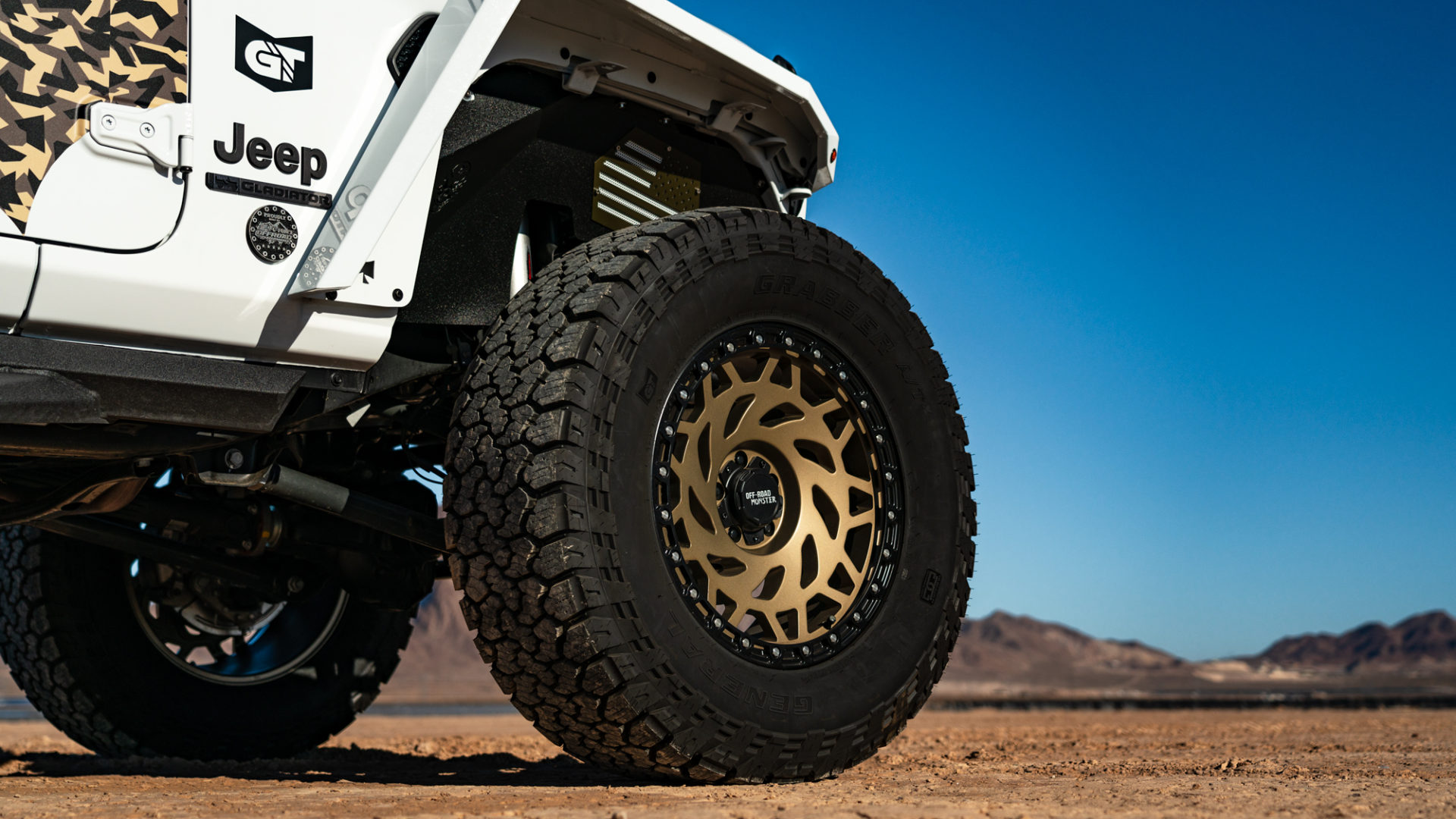 Off-Road Monster M50 Wheels on a SEMA build 2021 Jeep Gladiator