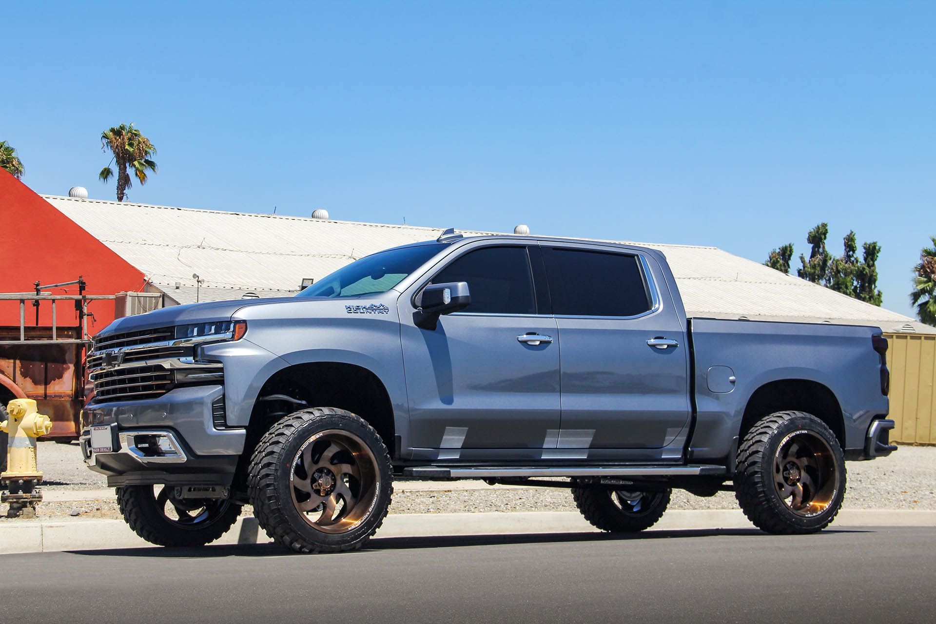 Offroad Monster M07 Wheels on a Chevrolet Silverado High Country