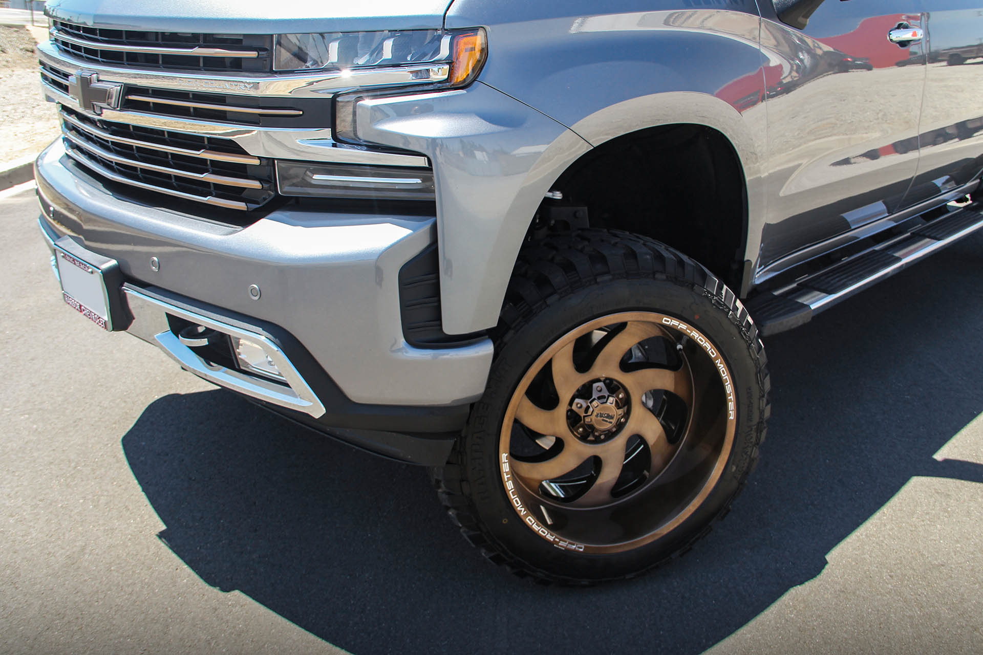Offroad Monster M07 Wheels on a Chevrolet Silverado High Country