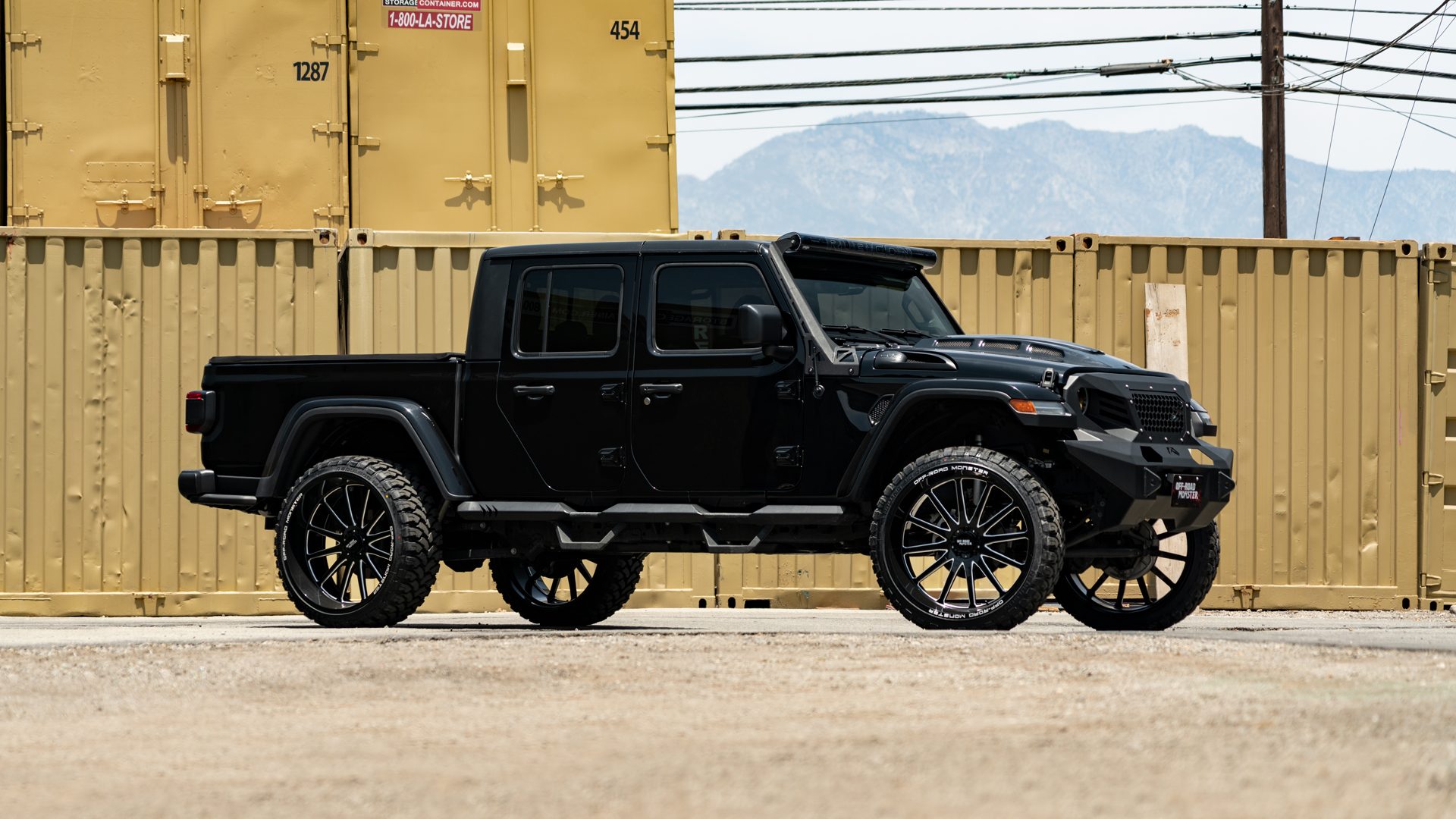 OffRoad Monsterm26 26x12 Wheels on a Jeep Gladiator