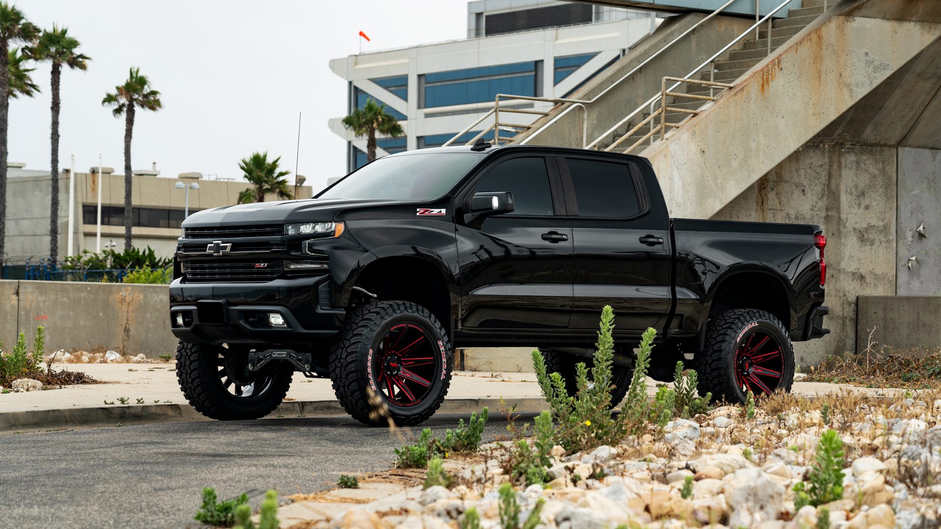 M25 Off-Road Monster Wheels on a Chevrolet Silverado LTZ