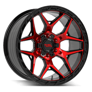 Offroad Monster M40 Gloss Black Machined Red