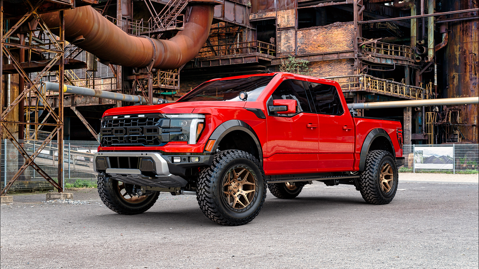 Raptor R with Offroad Monster M40 Wheels