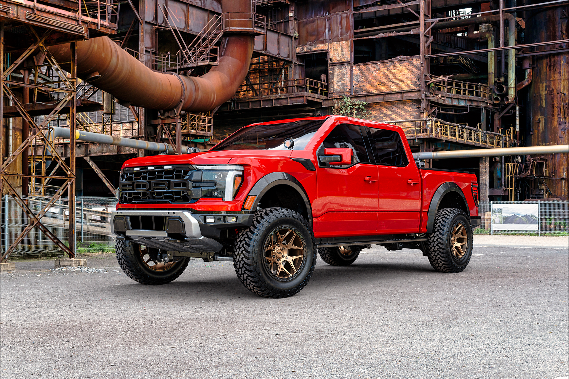 Raptor R with Offroad Monster M40 Wheels