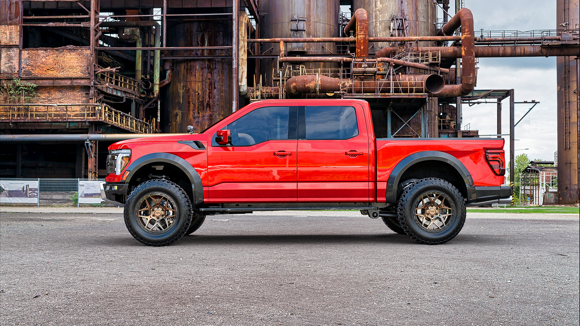 Raptor R with Offroad Monster M40 Wheels