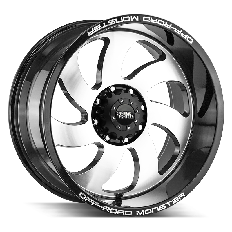 The M07 Wheel by Off Road Monster in Gloss Black Machined