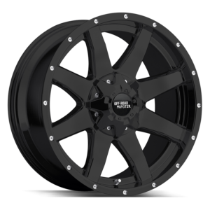 The M08 Wheel by Off Road Monster in Flat Black