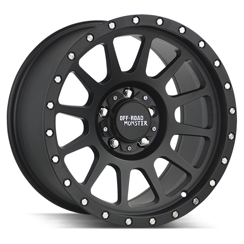 The M10 Wheel by Off Road Monster in Flat Black